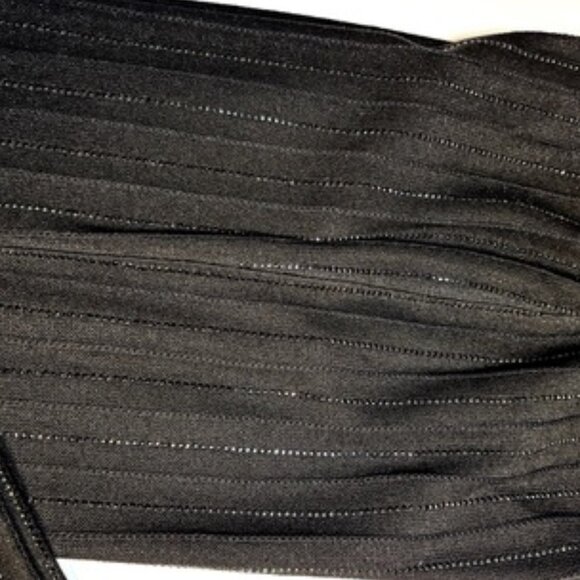 St. John Evening Black by Marie Gray Sequin Knit 2-Piece Pantsuit 4/6 - Picture 8 of 8